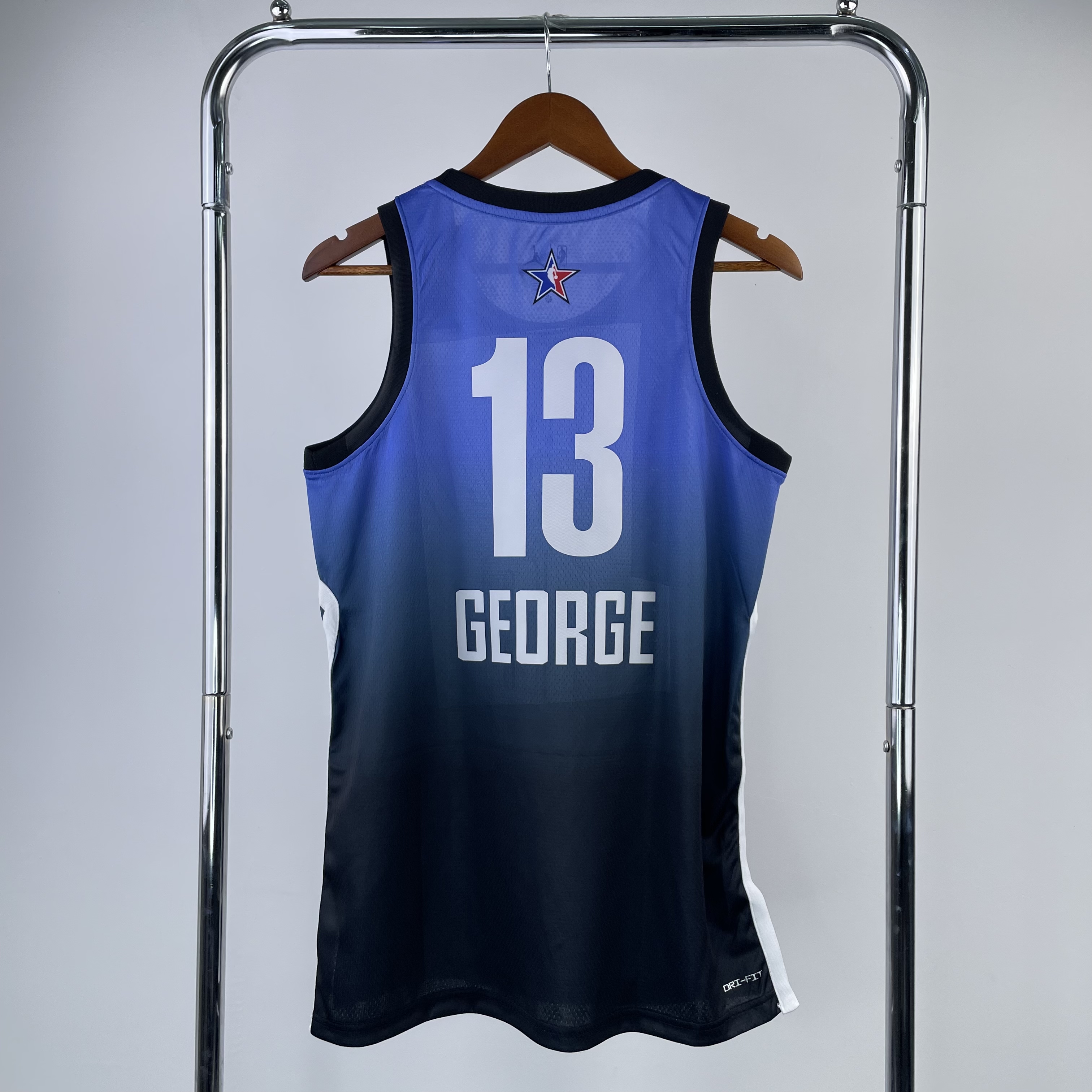 Men Los Angeles Clippers #13 George Blue All Star Jordan style Seasons 2023 NBA Jersey->los angeles clippers->NBA Jersey